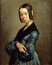 Pauline Ono (1821-44) w kolorze niebieskim, 1841-42